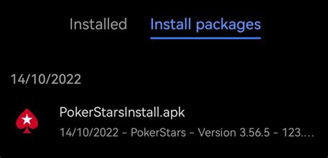 pokerstars install apk